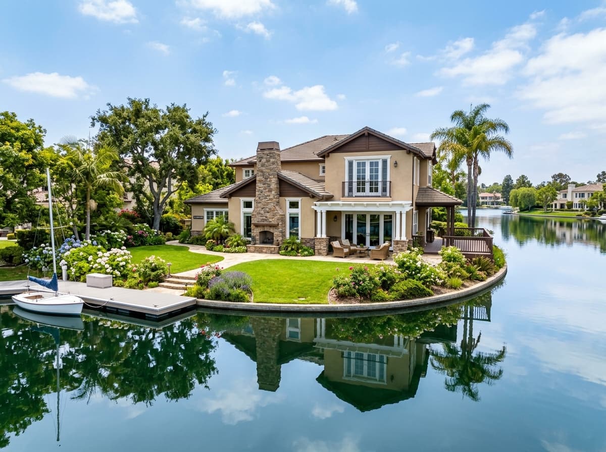 lakefront exterior