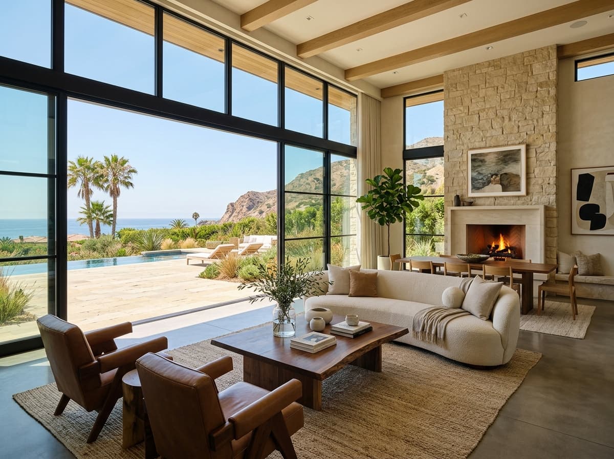 hillside backyard